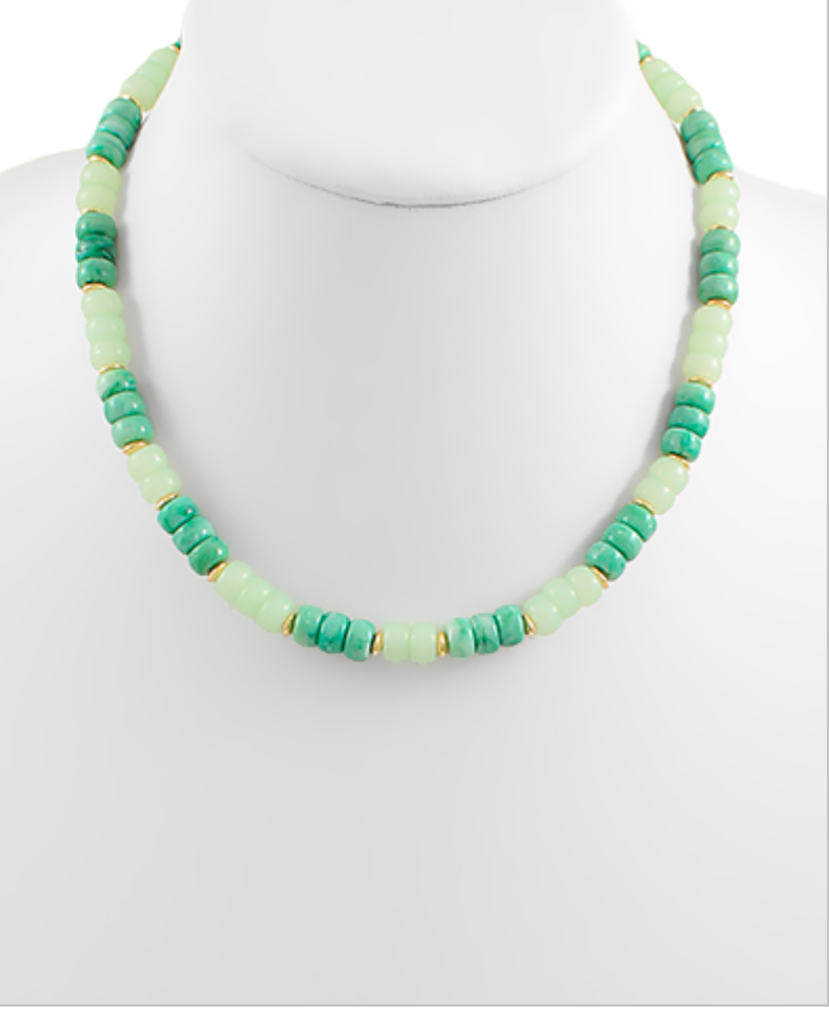 16" Lobster Clasp Small Beaded Necklace