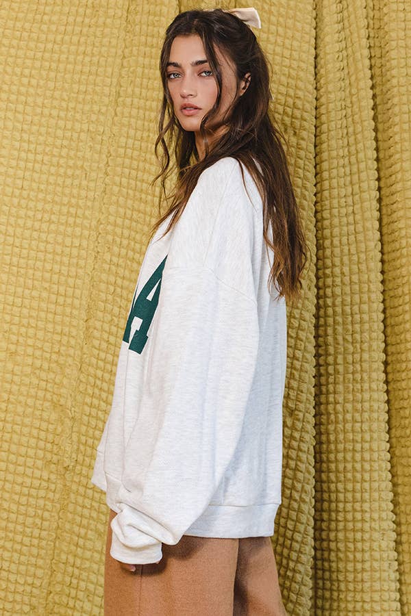 TEQUILA Graphic Sweatshirt Top