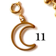 Stainless Steel Gold Plated Eclectic Charms