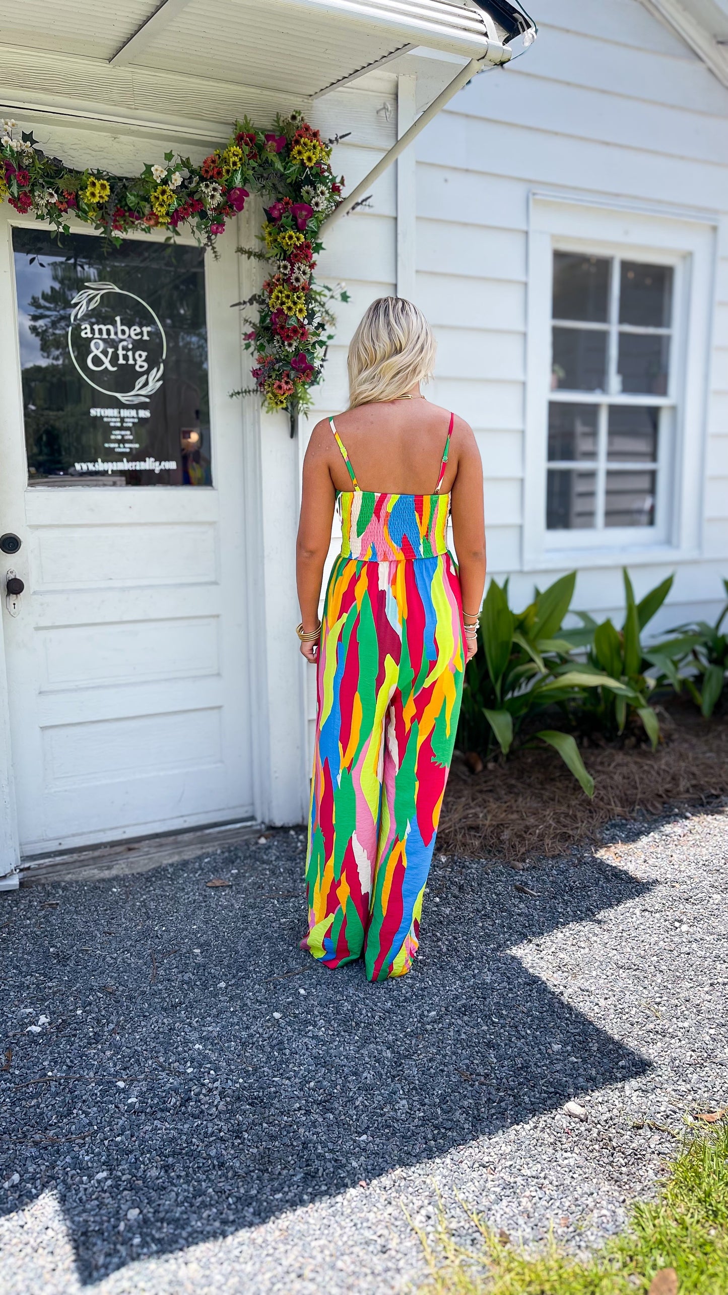 Multicolor Woven Jumpsuit