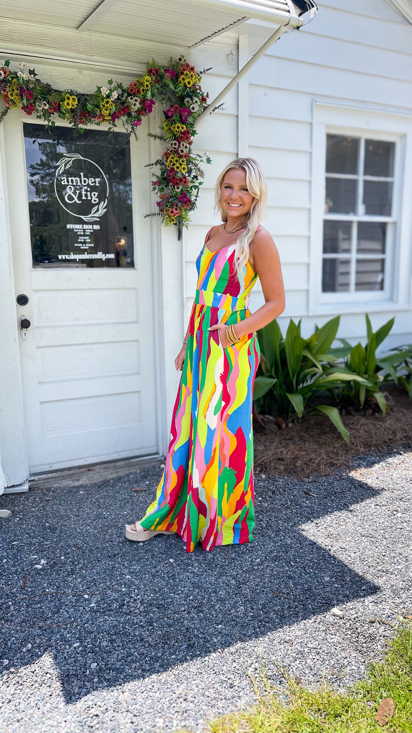 Multicolor Woven Jumpsuit