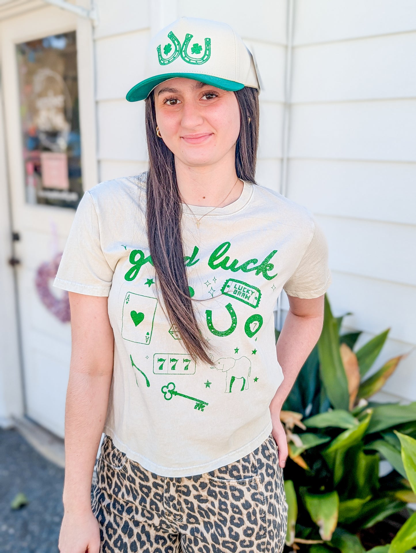 Good Luck Mineral Graphic Top