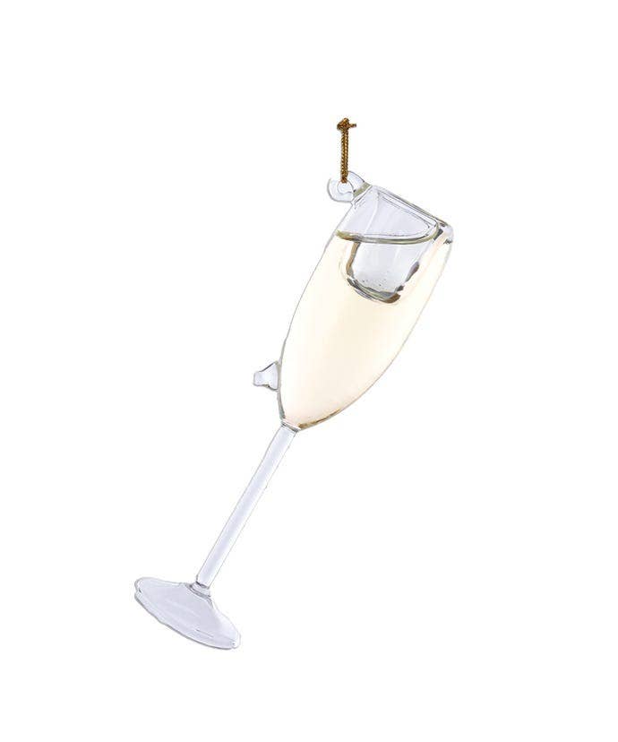 Champagne Glass Ornament