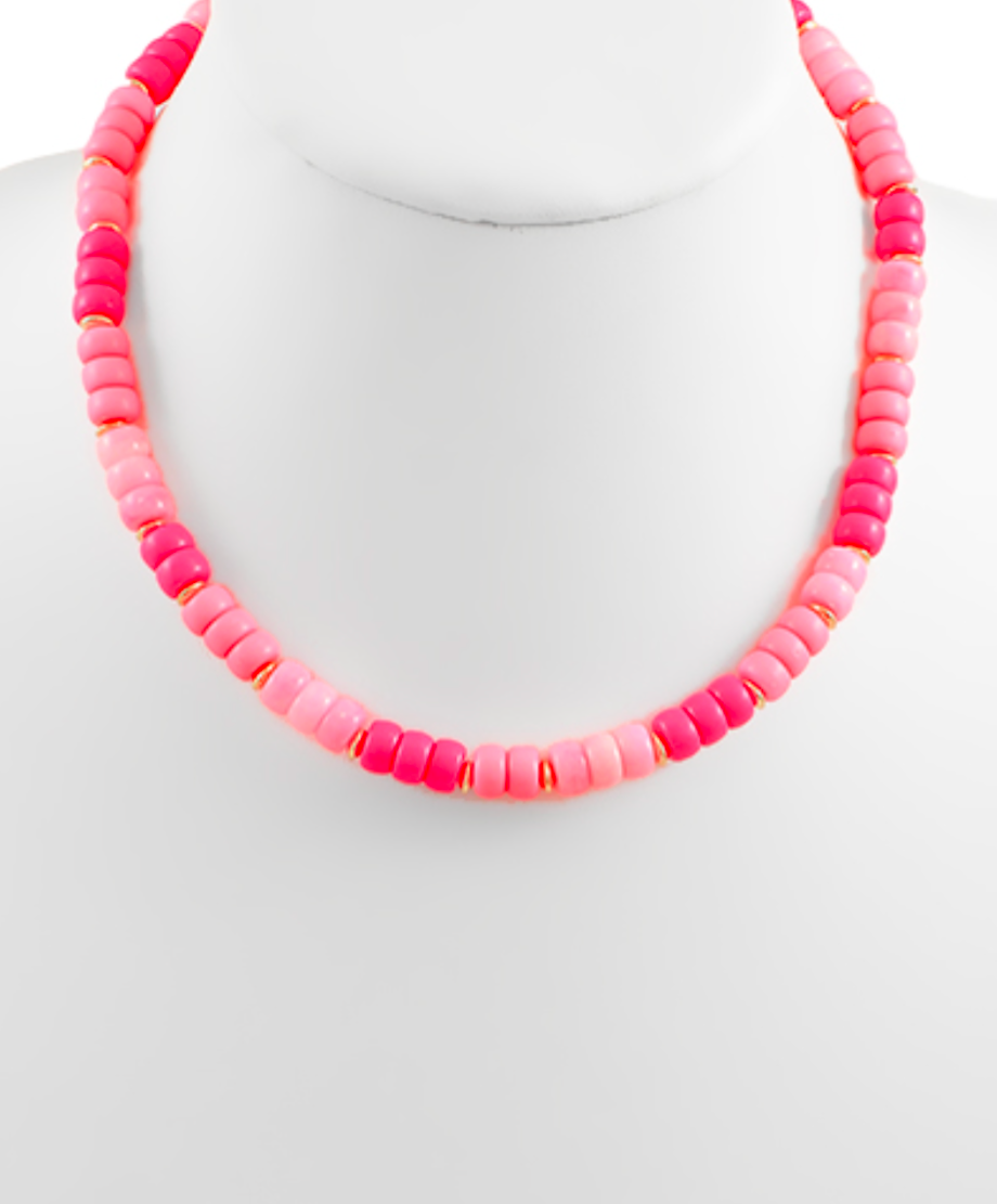 16" Lobster Clasp Small Beaded Necklace