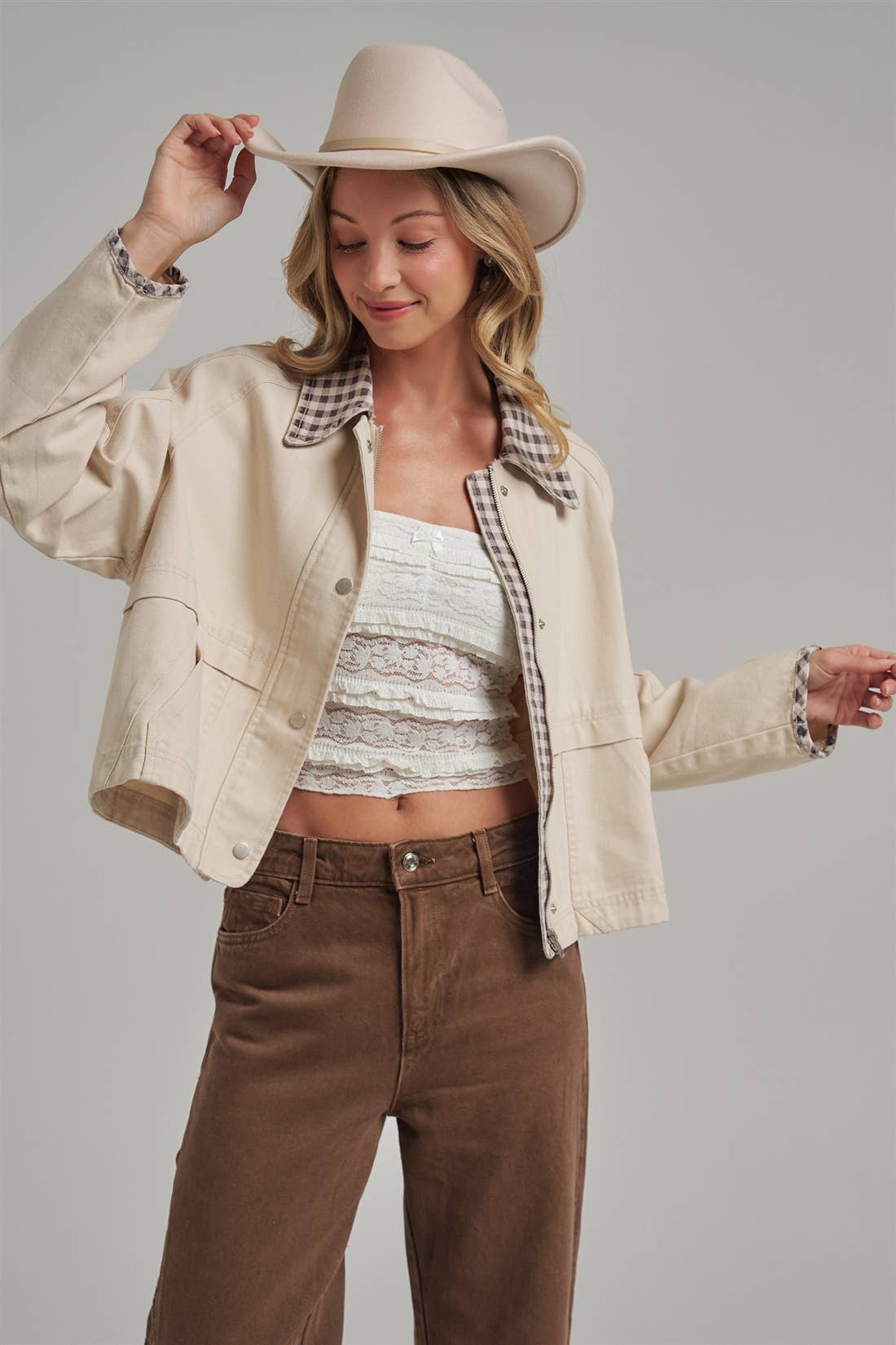 Vintage Oxford Twill Fall Jacket