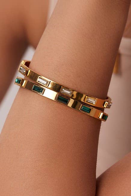18K Waterproof Stainless Steel Bangles