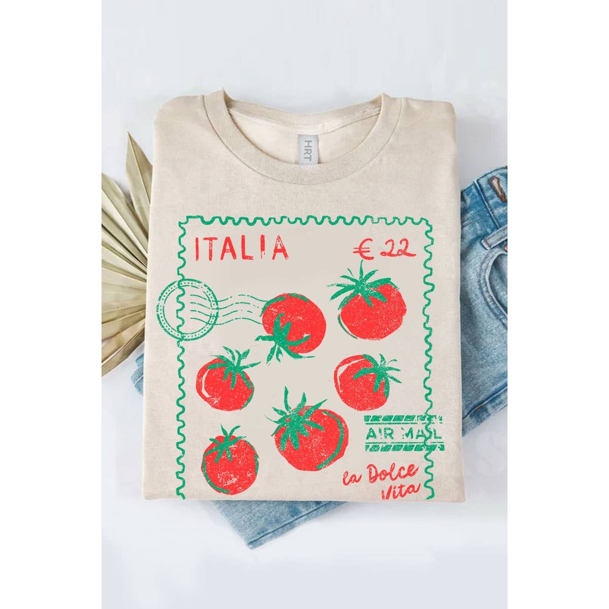 Italia Air Mail Washed Graphic Tee