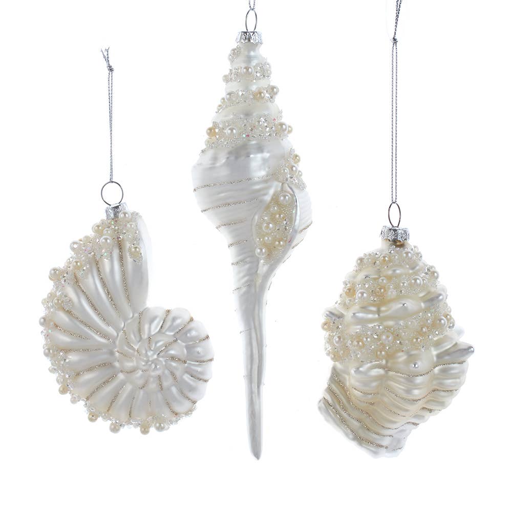 White Shell Ornament
