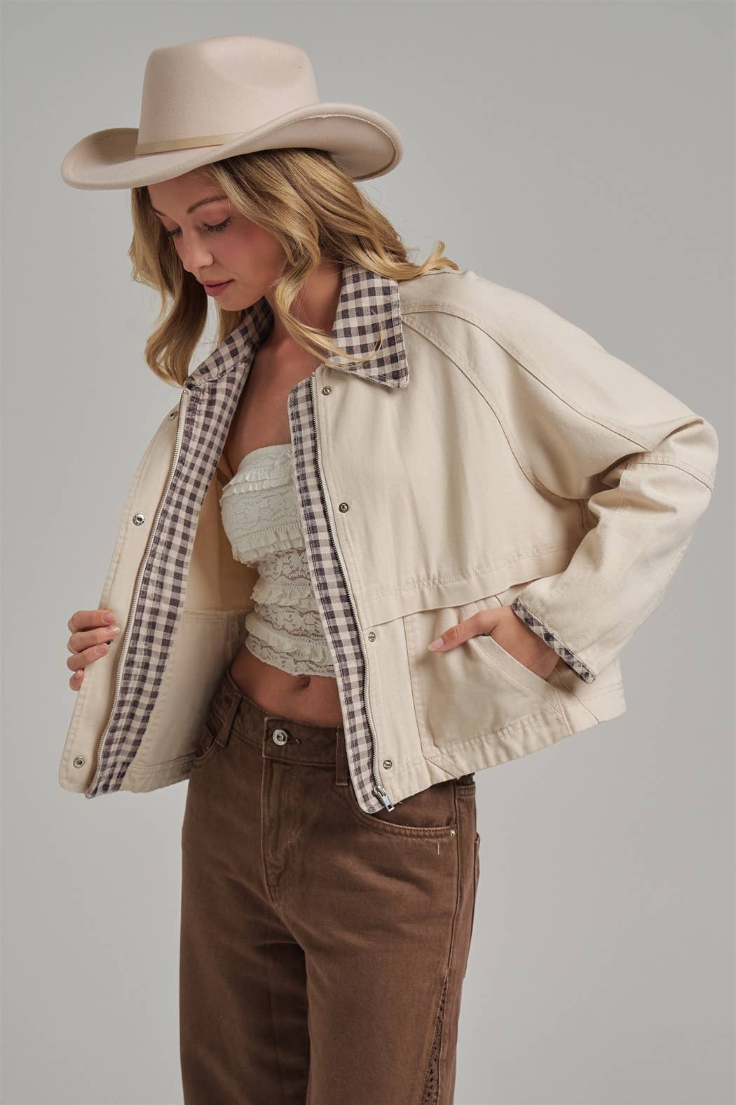 Vintage Oxford Twill Fall Jacket