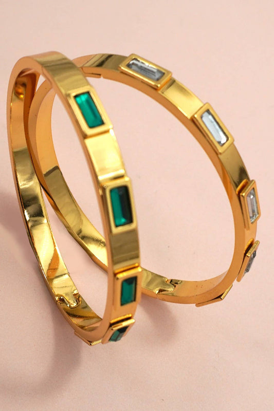 18K Waterproof Stainless Steel Bangles