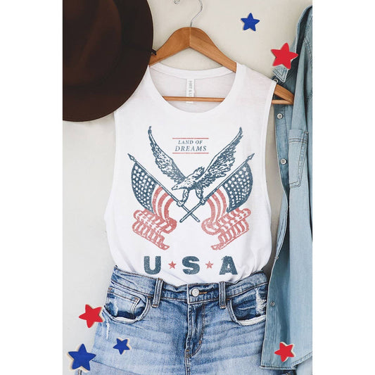 LAND OF DREAMS GRAPHIC TANK TOP