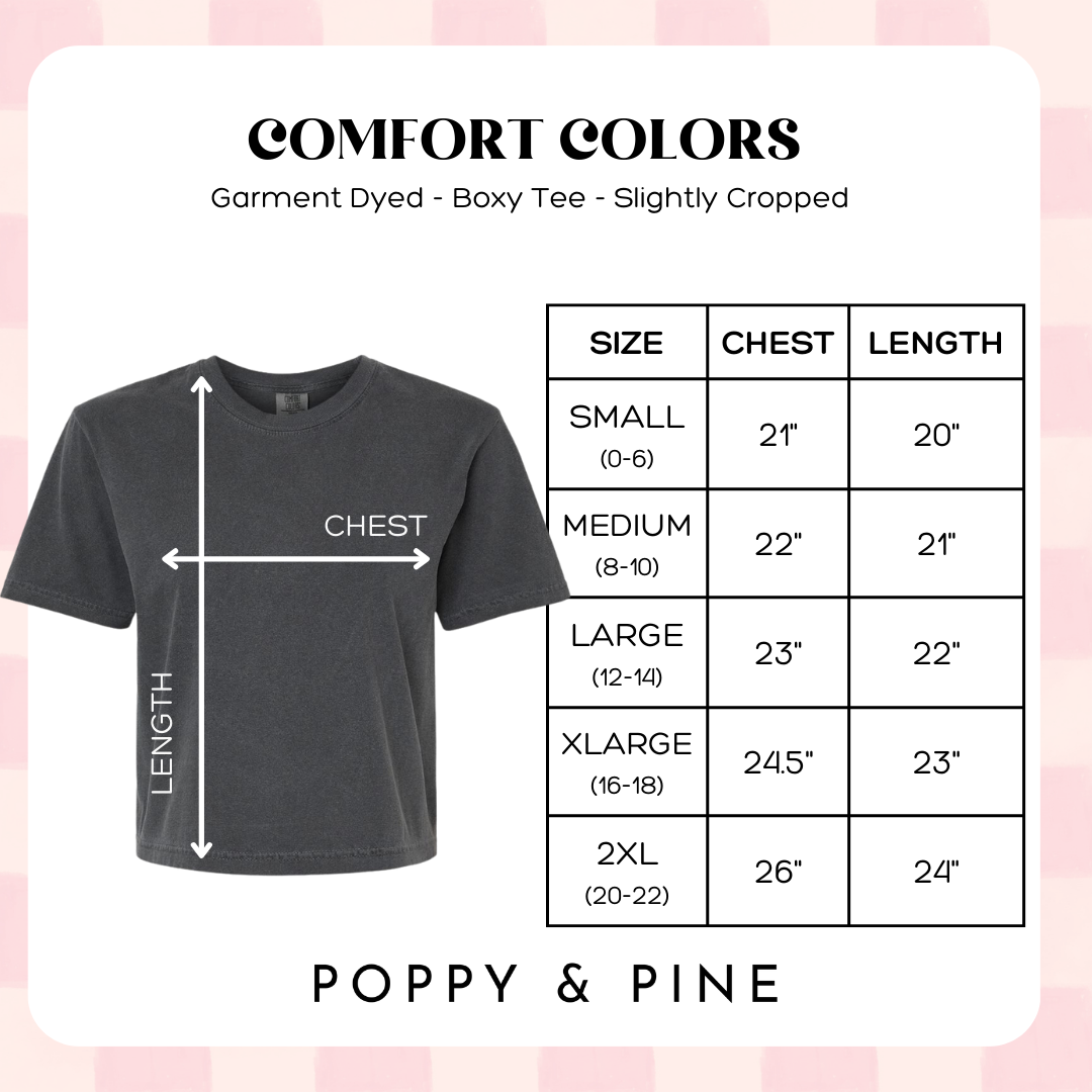 Smiley Mother Crop Tee