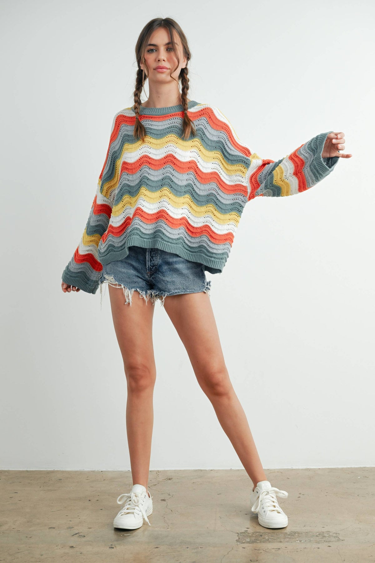 Color Block Sweater