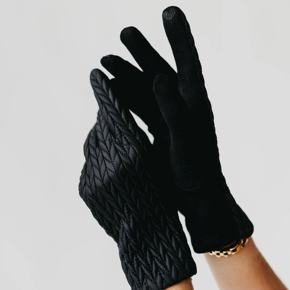 Quilted Smart Touch Gloves