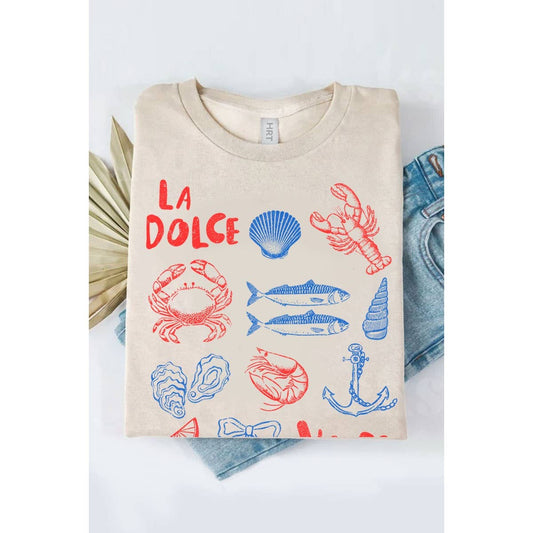 *FINAL SALE* “La Dolce Vita” Mineral Graphic Tee