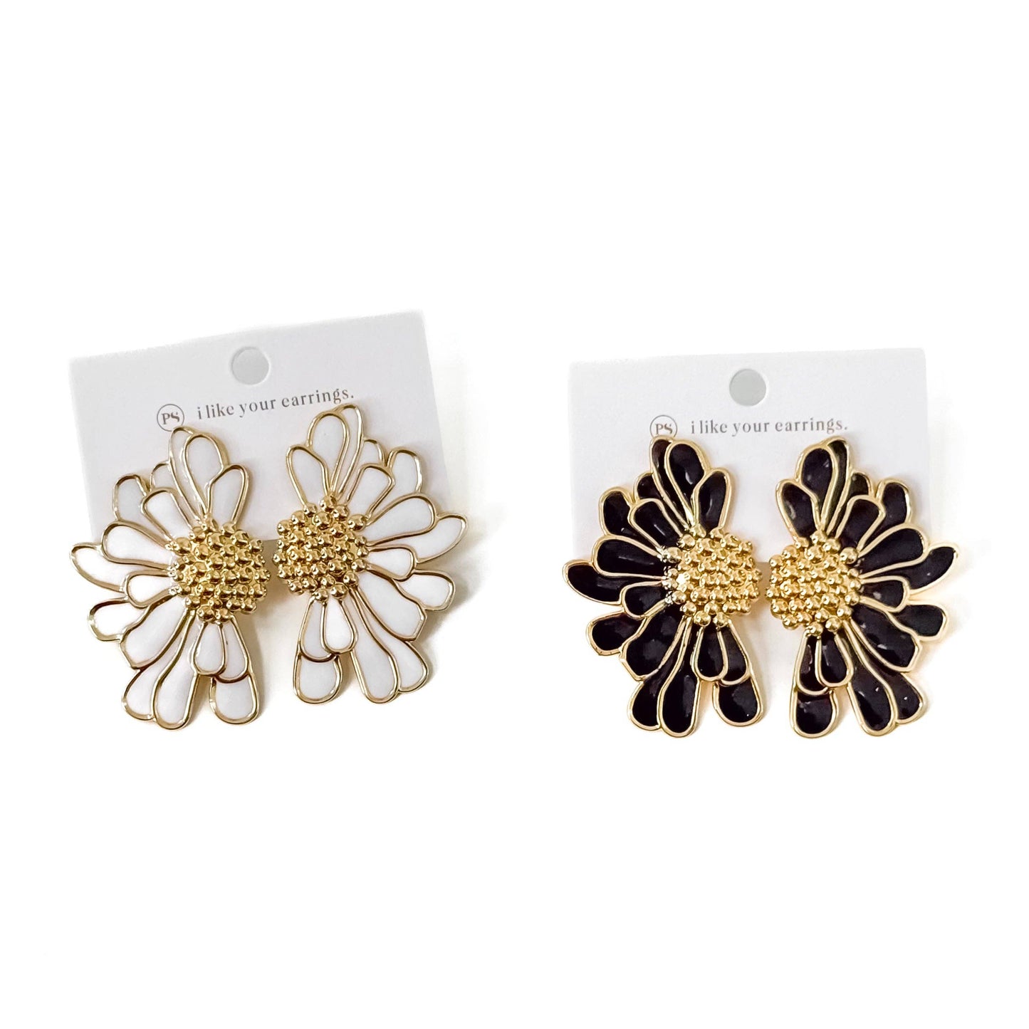 Florence Flower Earrings - WATERPROOF