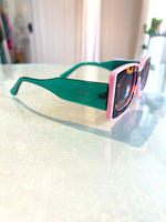 Deco Pinky Green Sunglasses