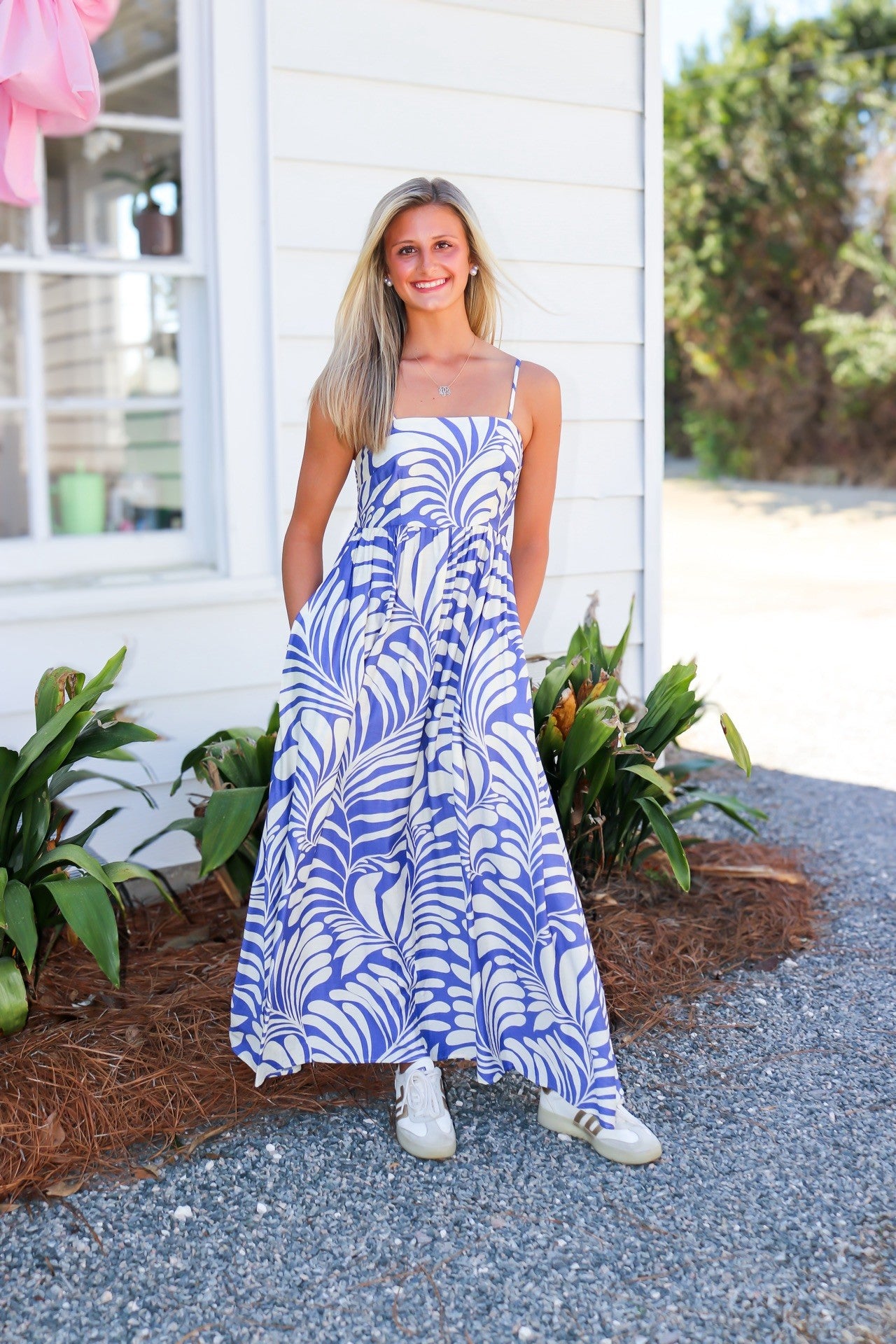 *FINAL SALE * Cycladic Palm Maxi Dress