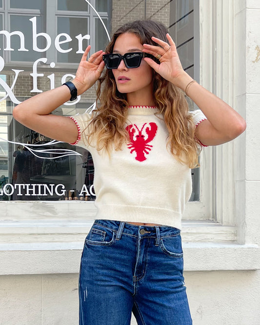 Belle Lobster Sweater