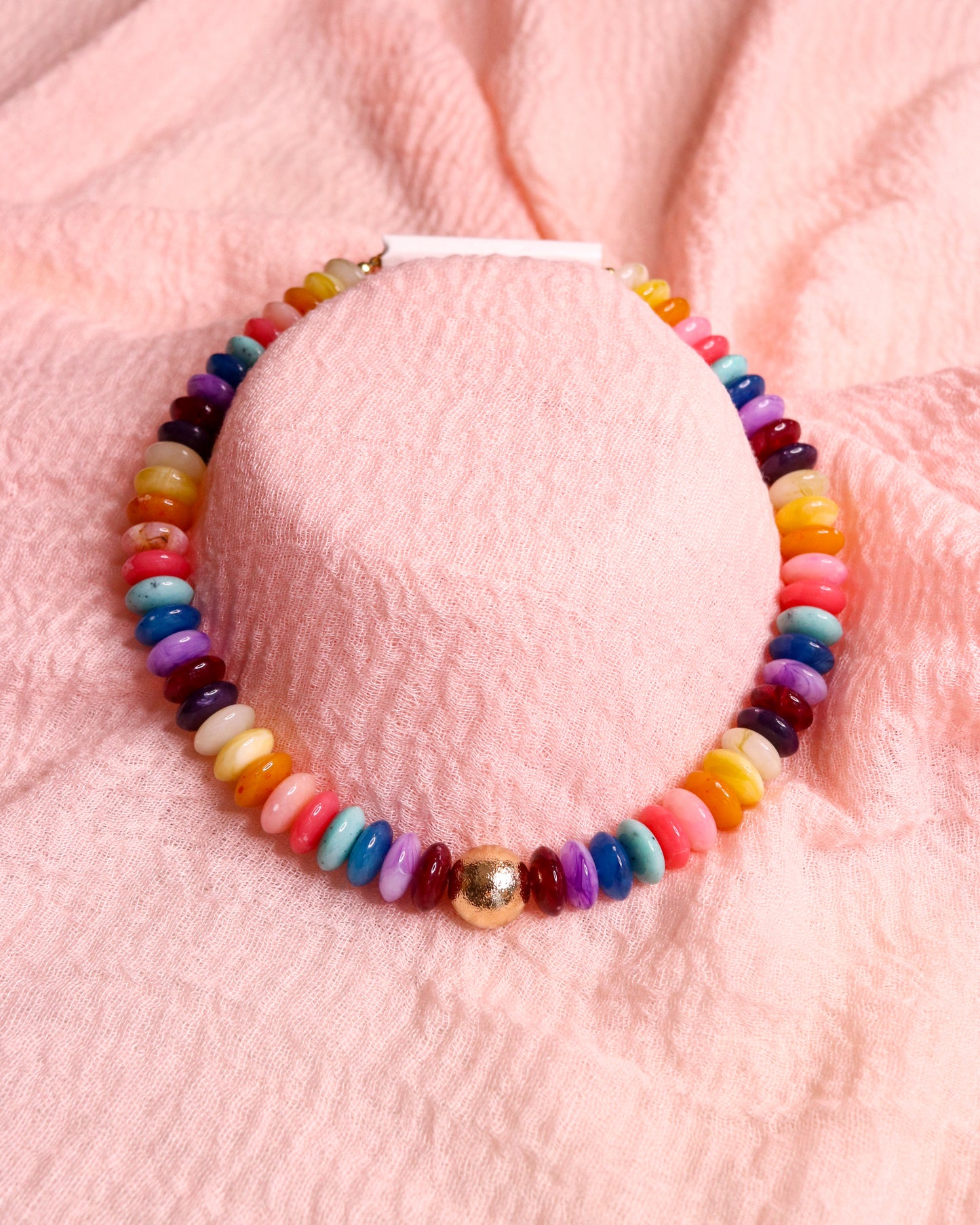 Metal Ball & Beads Necklace