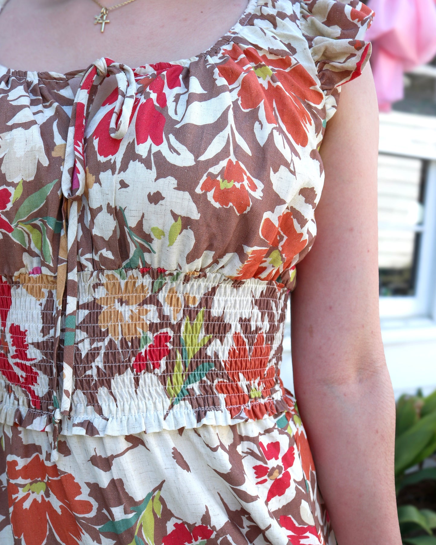 *FINAL SALE * Floral Dunes Midi Dress