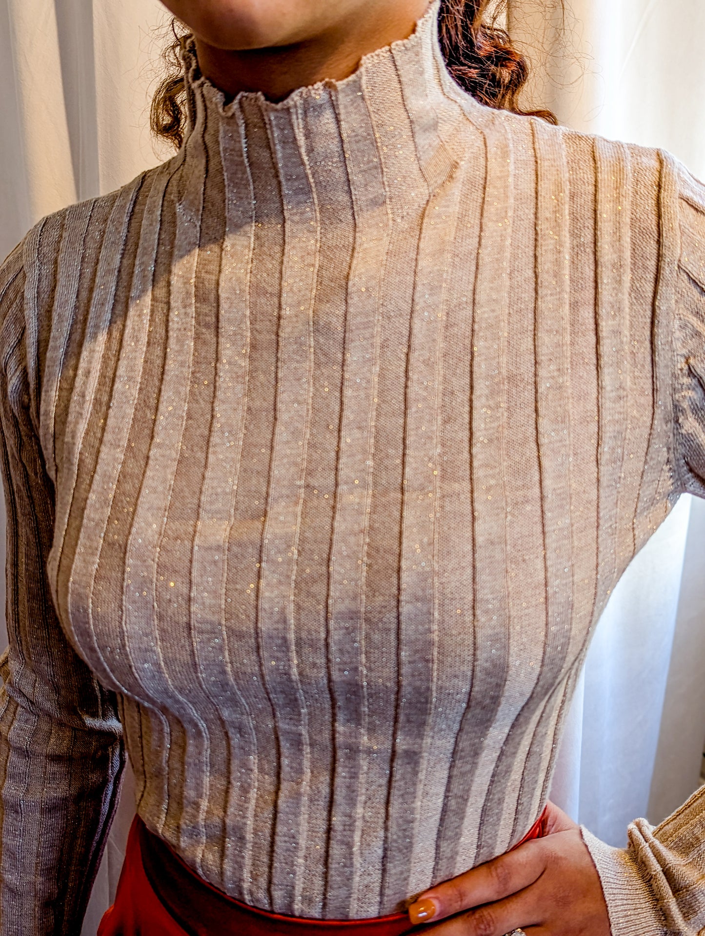 *FINAL SALE* Sand Cream Sweater Top