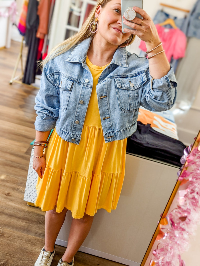 Yellow Sneaker Sun Dress