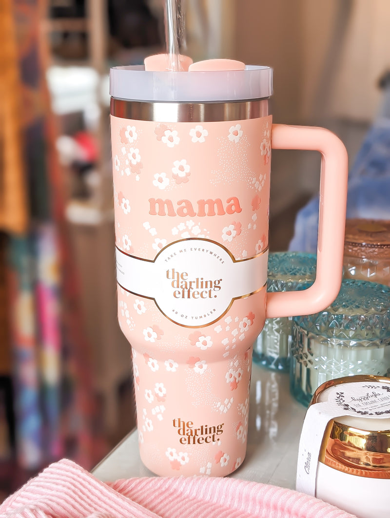 40 oz Mama-Peach Tumbler