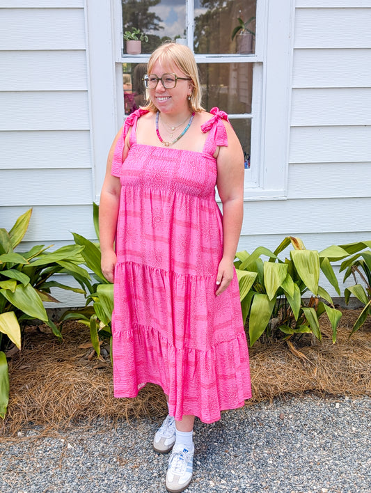 *FINAL SALE* Solstice Glow Maxi Dress