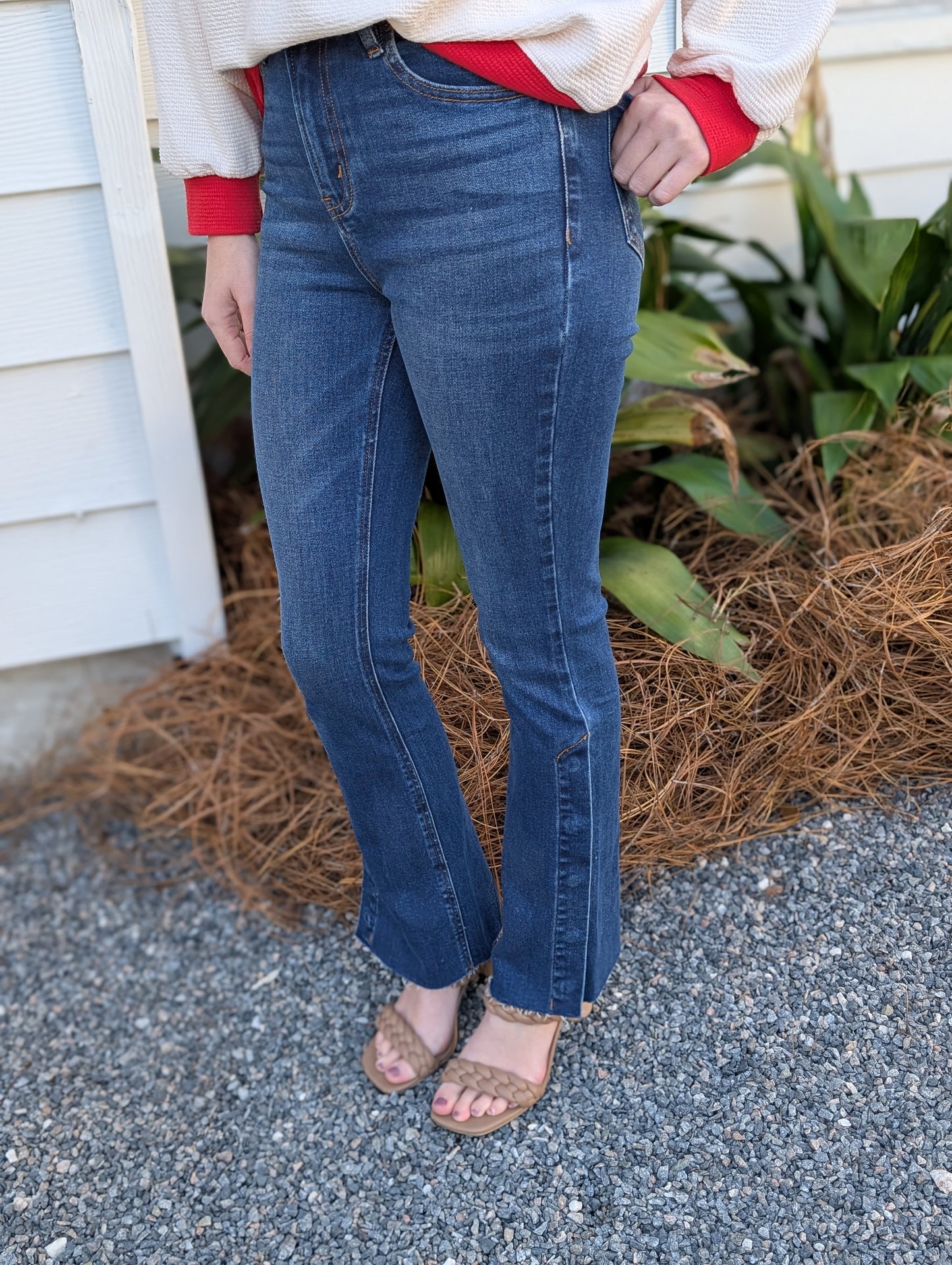 Lunna High Rise Bootcut Denim Jeans