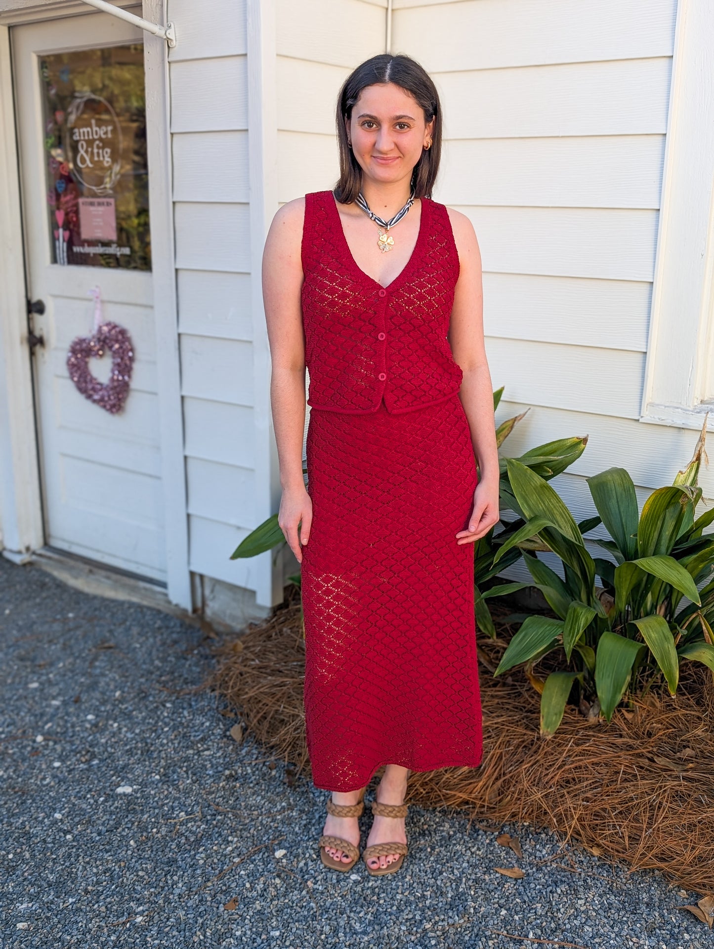 *FINAL SALE* Venus Knit Midi Skirt