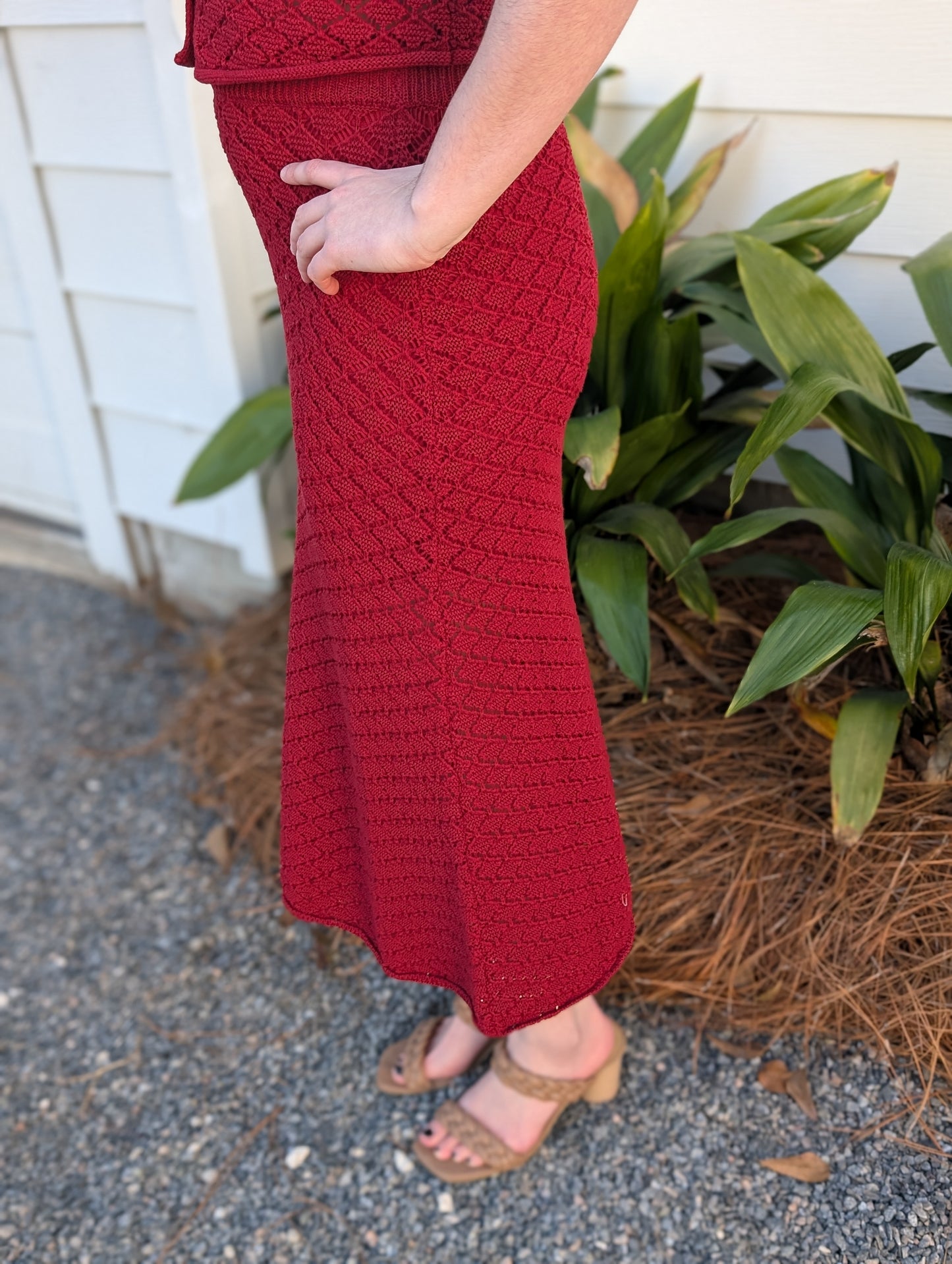 *FINAL SALE* Venus Knit Midi Skirt