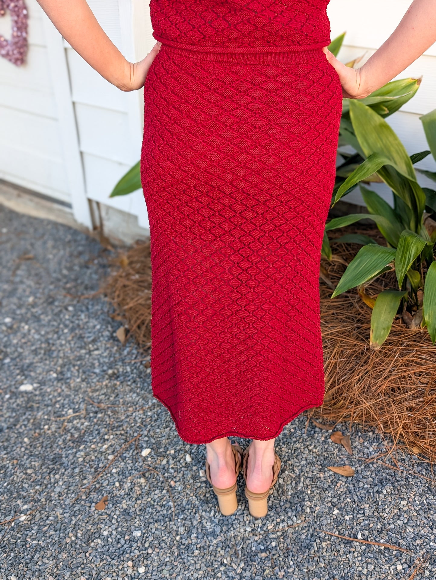 *FINAL SALE* Venus Knit Midi Skirt