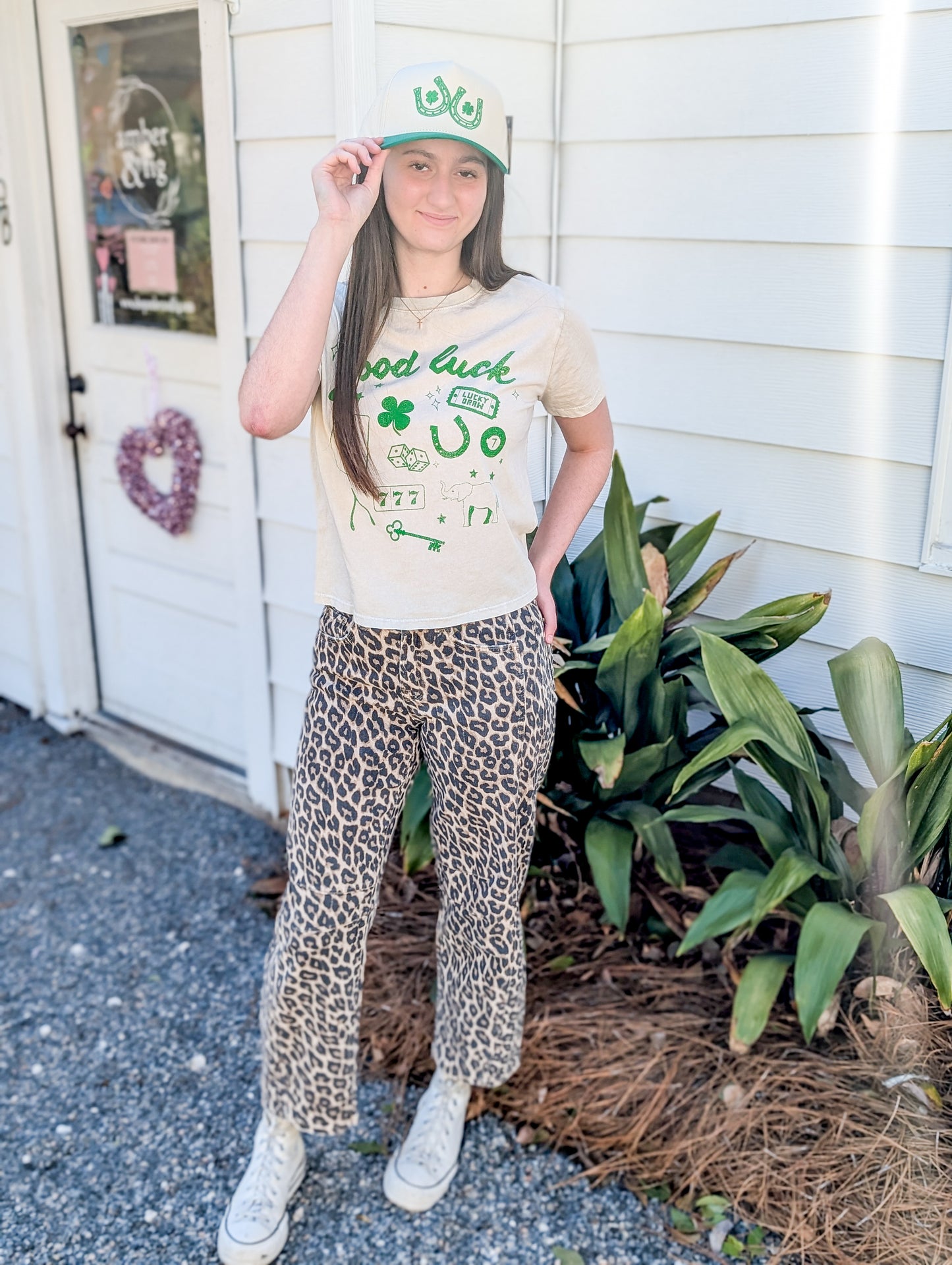 Good Luck Mineral Graphic Top