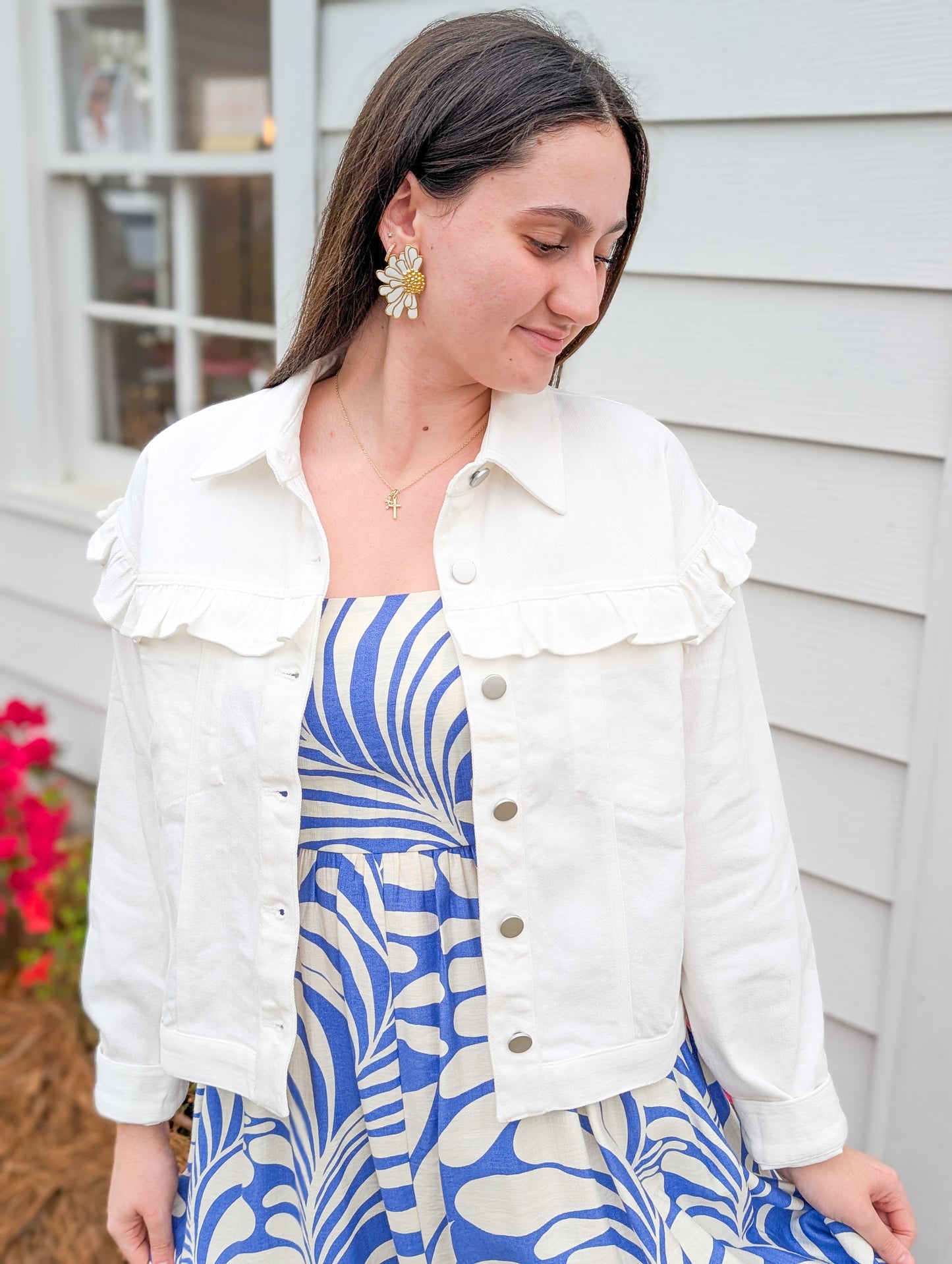 Clear Eyes Ruffle Jacket