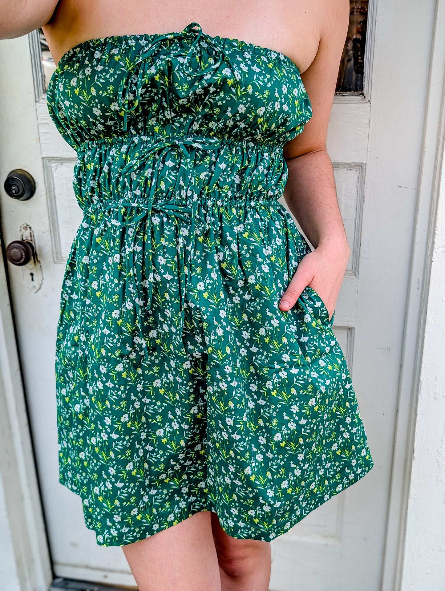 Sun Escape Tube Mini Dress