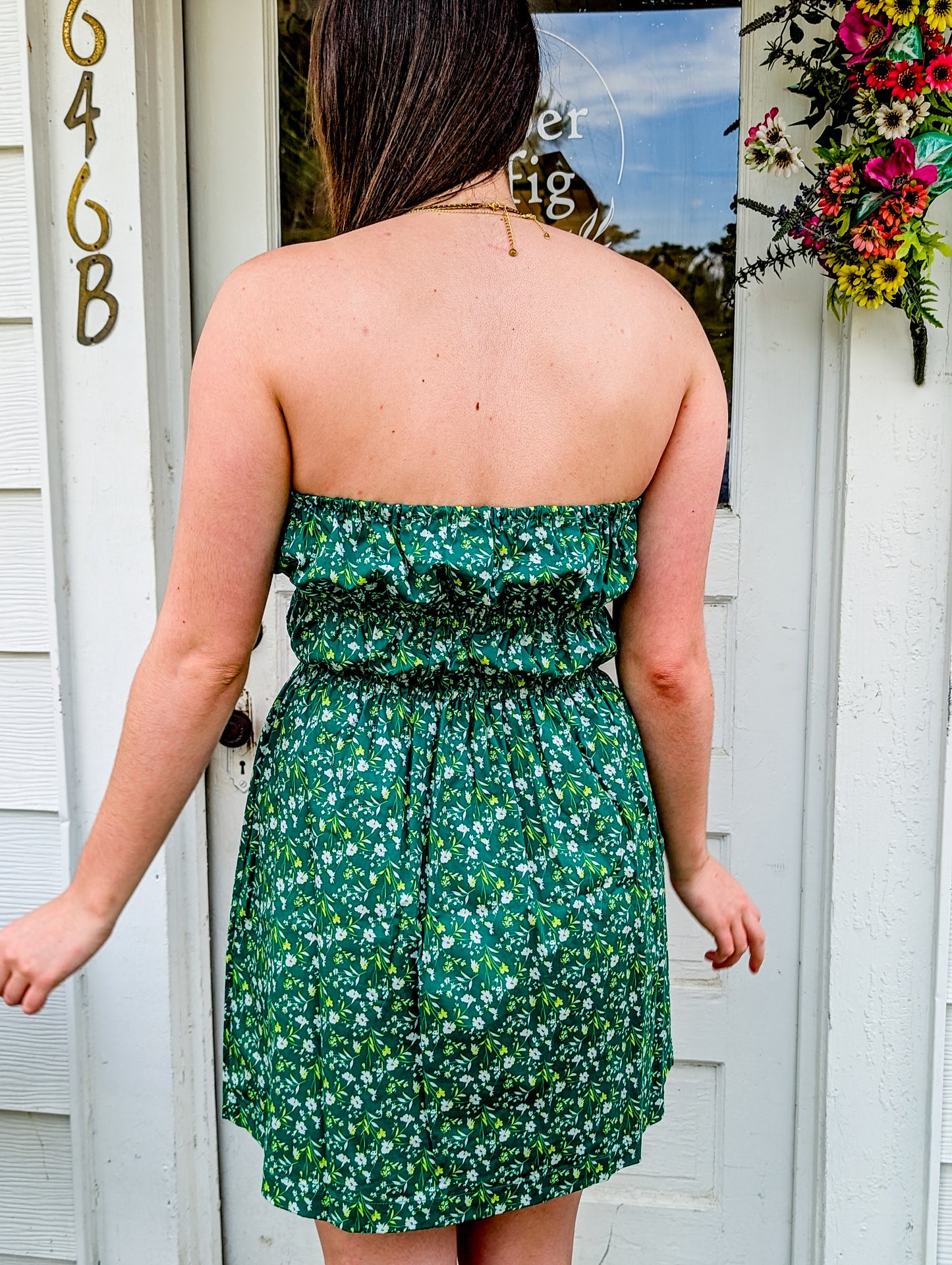 Sun Escape Tube Mini Dress