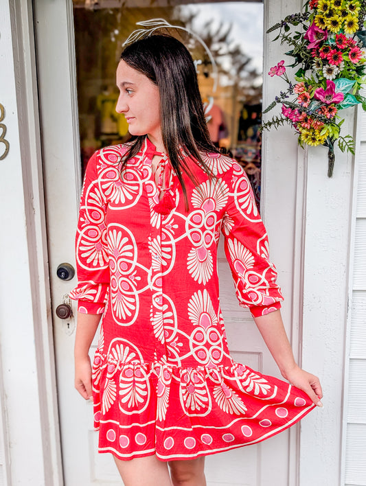 Festival Medallion Short Dress