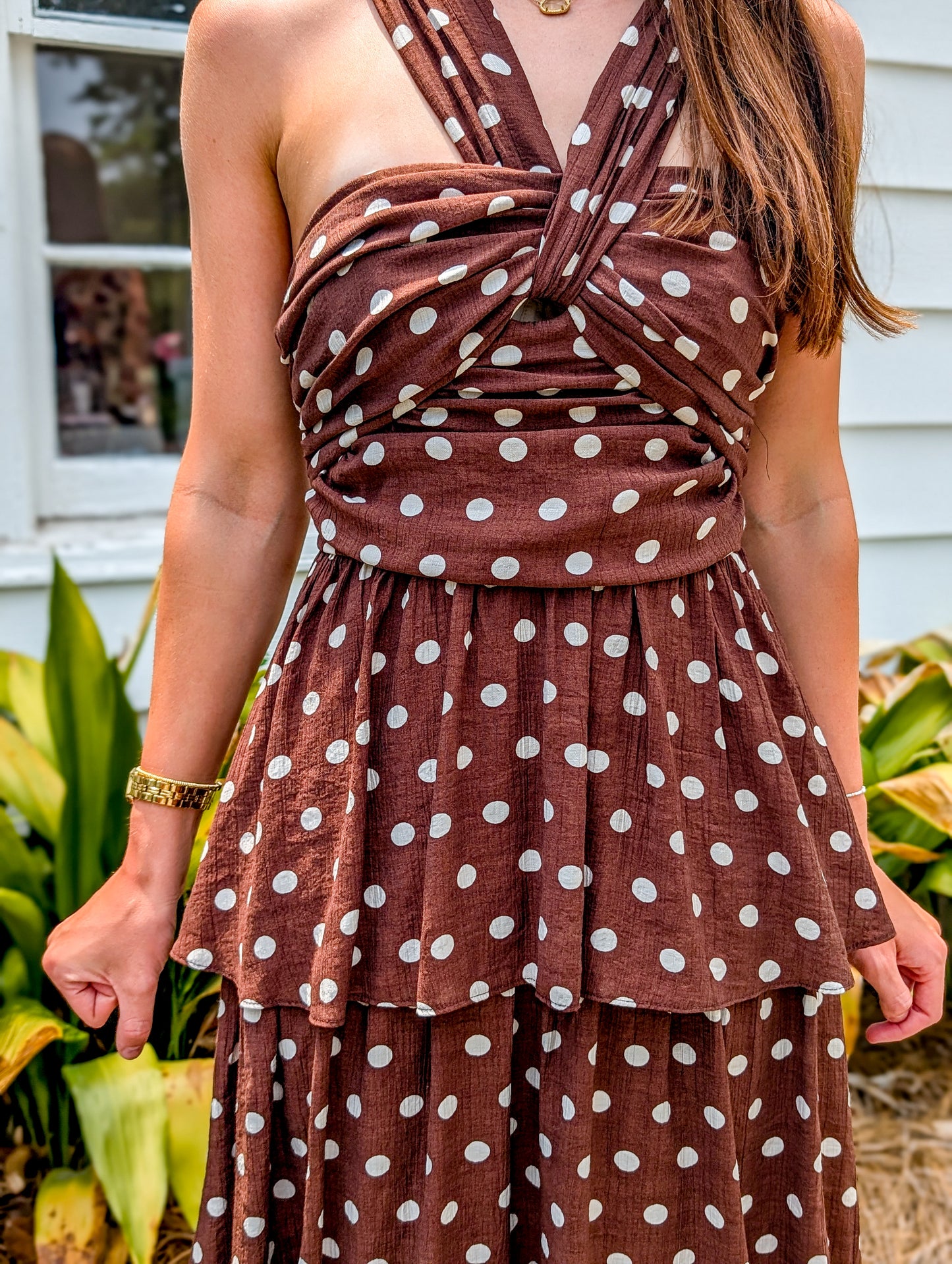 Chestnut Moon Maxi Dress
