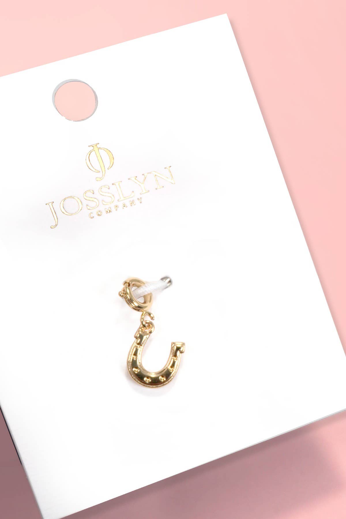 Charm 18K Real Gold Dipped with Spring Ring Clasp