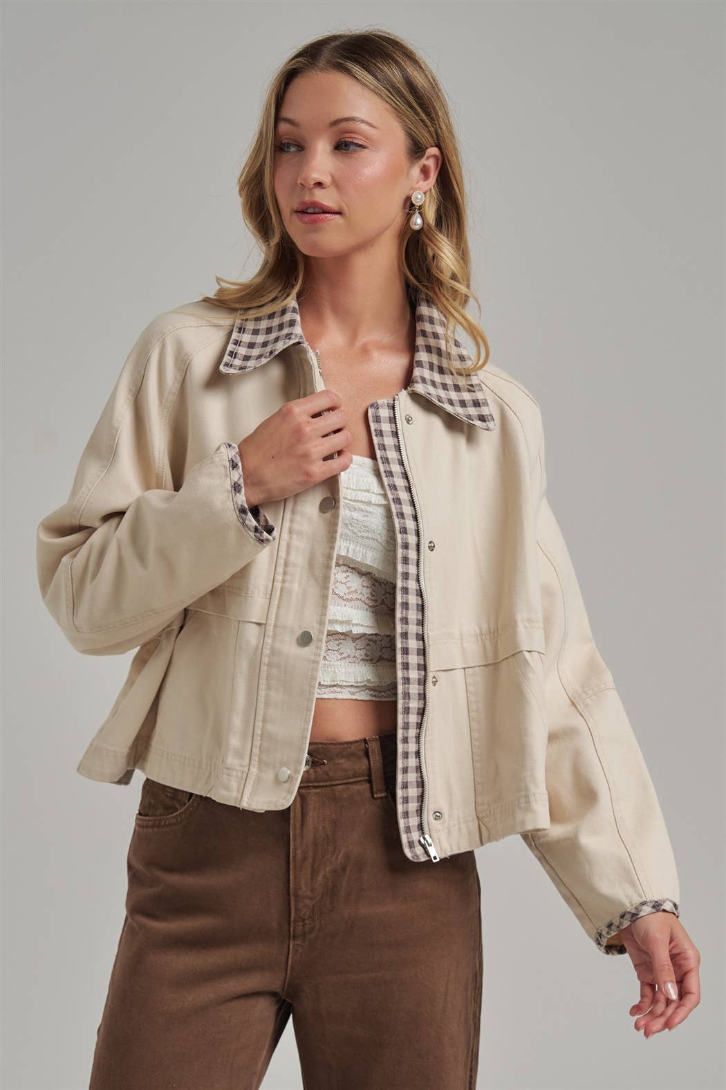 Vintage Oxford Twill Fall Jacket