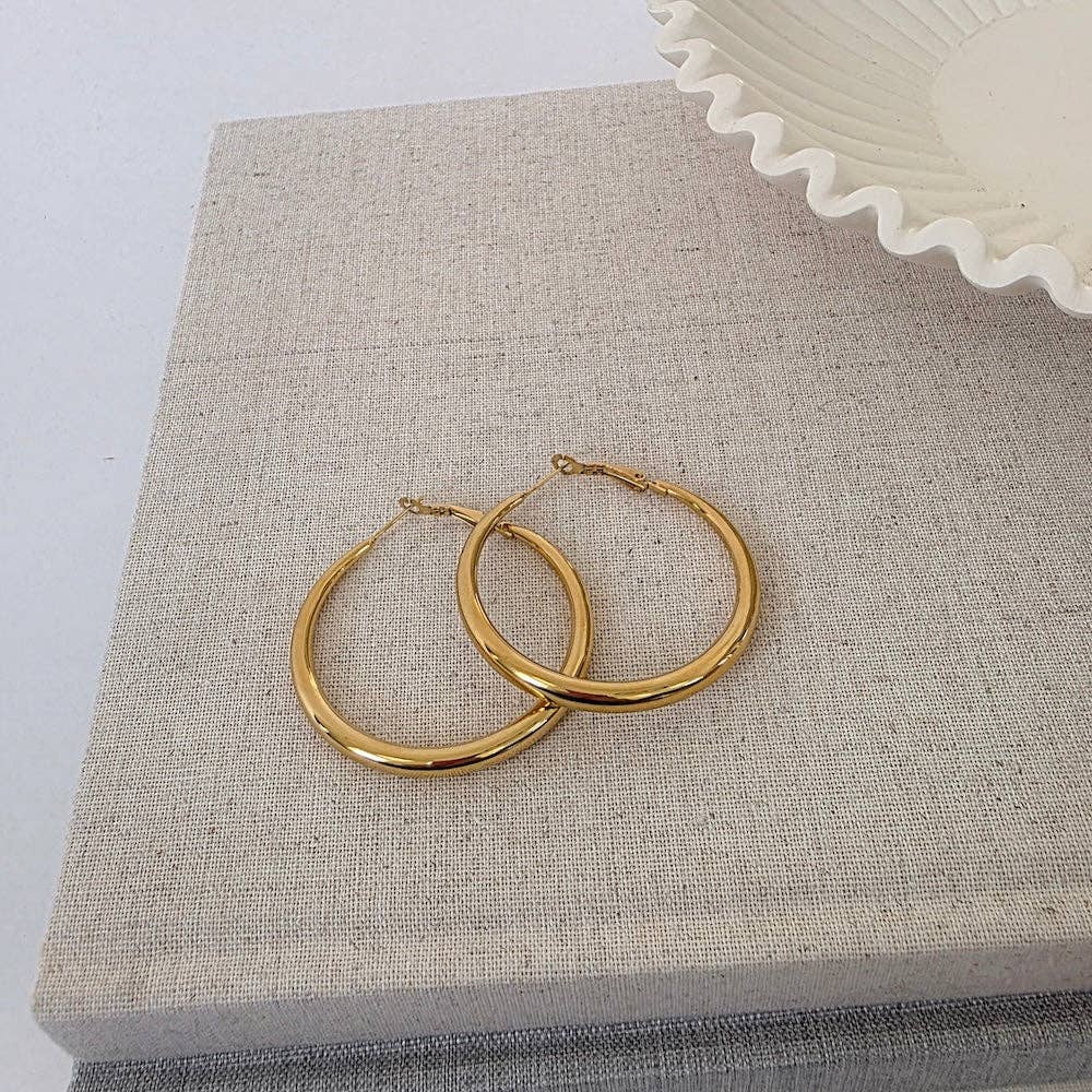 Y2K Classic Hoop Earring - WATERPROOF