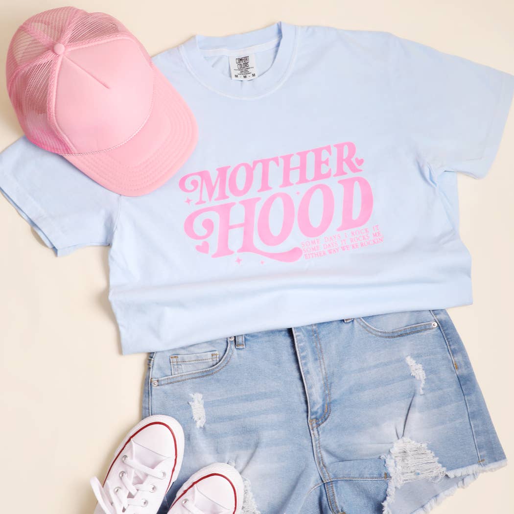 Motherhood Graphic Garment-Dyed Heavy Cotton T-Shirt