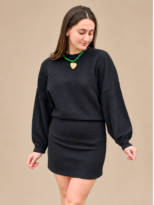 Crew Neck Dolman Sleeve Top