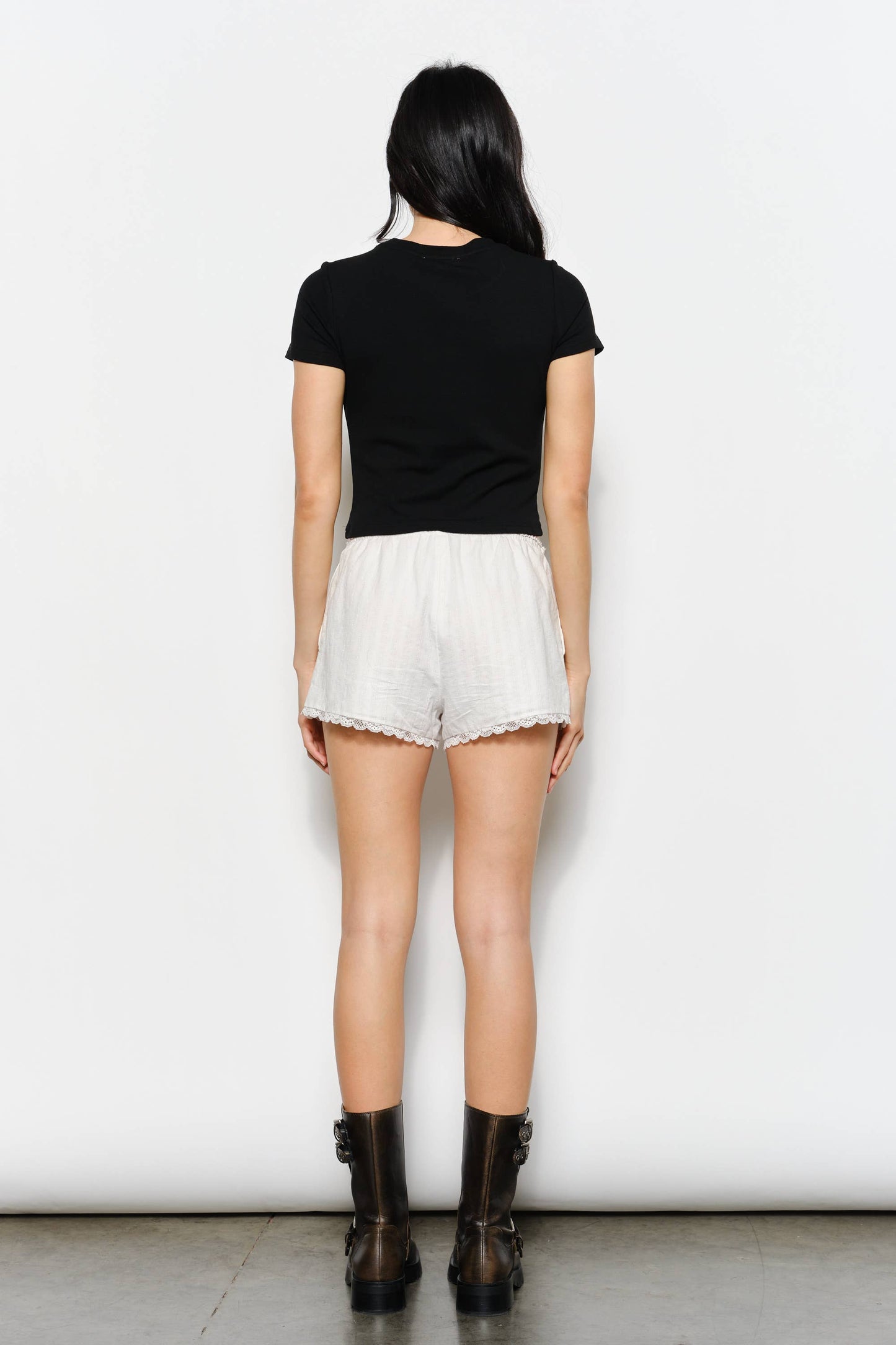 Off White Oyster Beaded Embroidered Tee