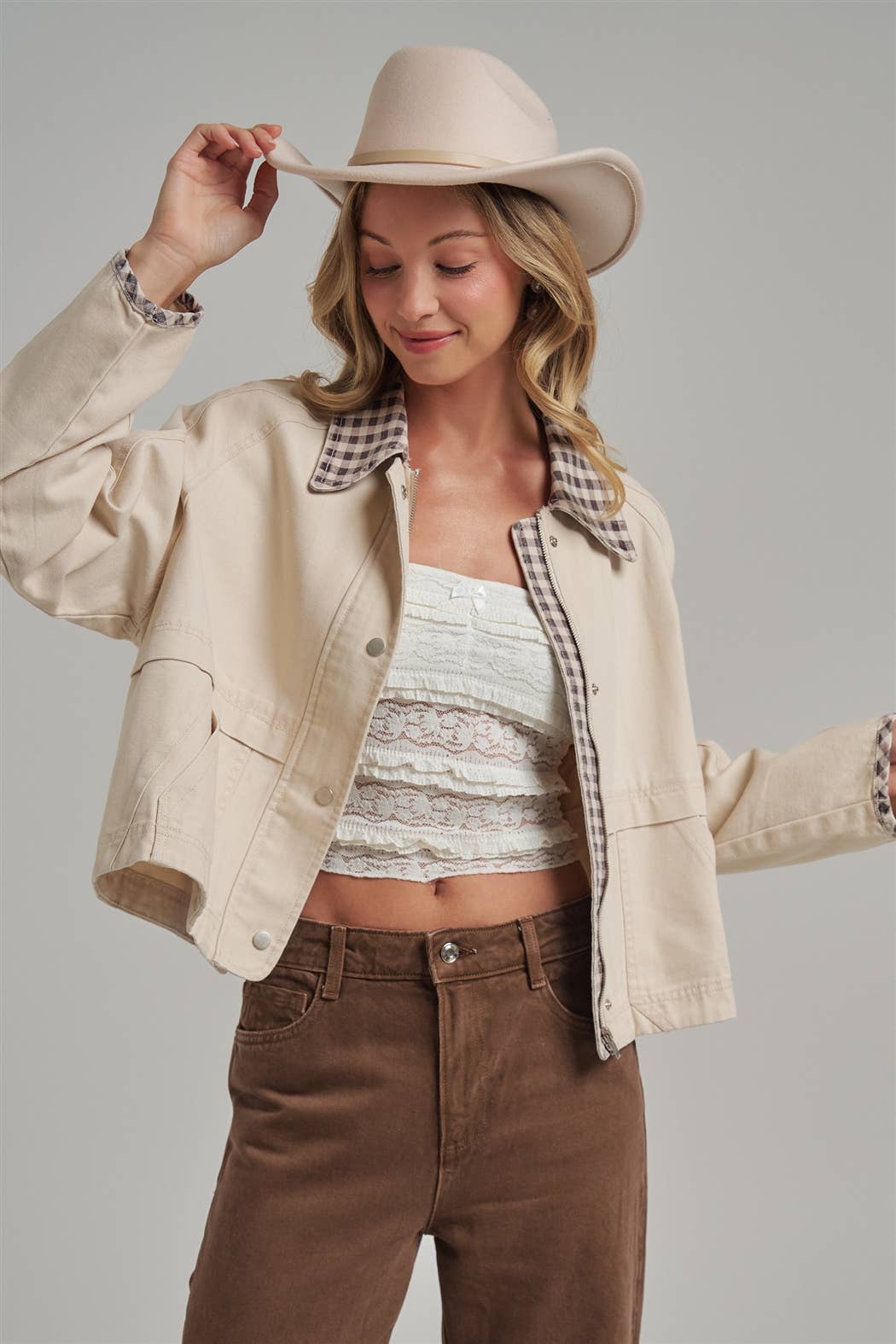 Vintage Oxford Twill Fall Jacket