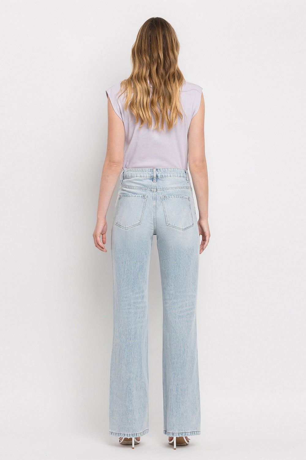 *FINAL SALE*Vervet by Flying Monkey 90'S Vintage Super High Rise Flare Jeans