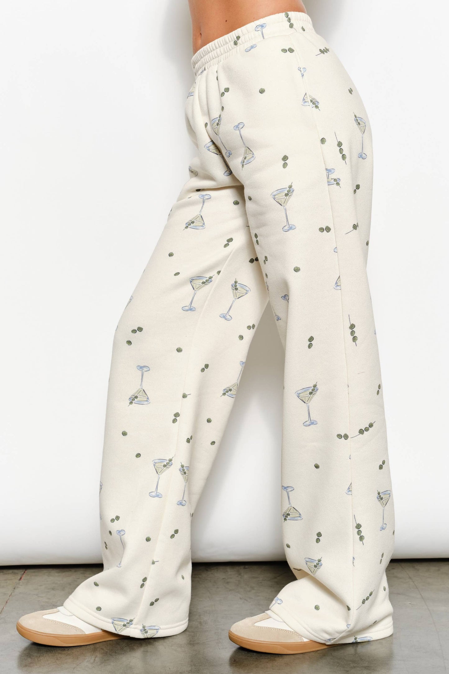 Billie Martini Sweat Pants - Playful, Lounge, Comfy