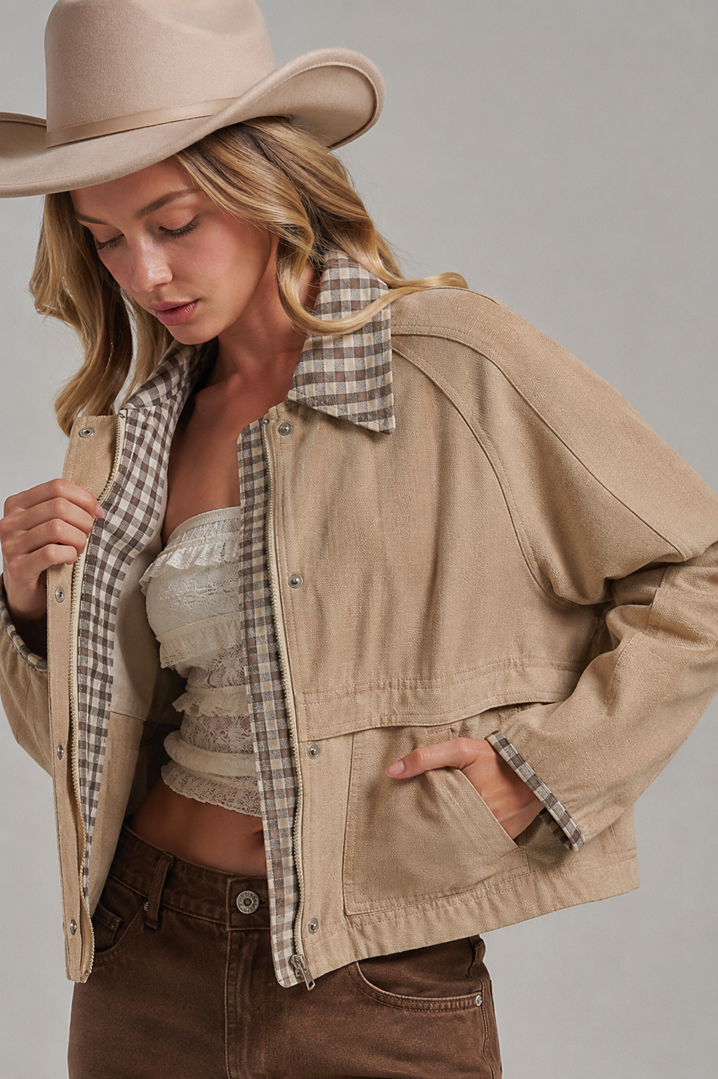 Vintage Oxford Twill Fall Jacket