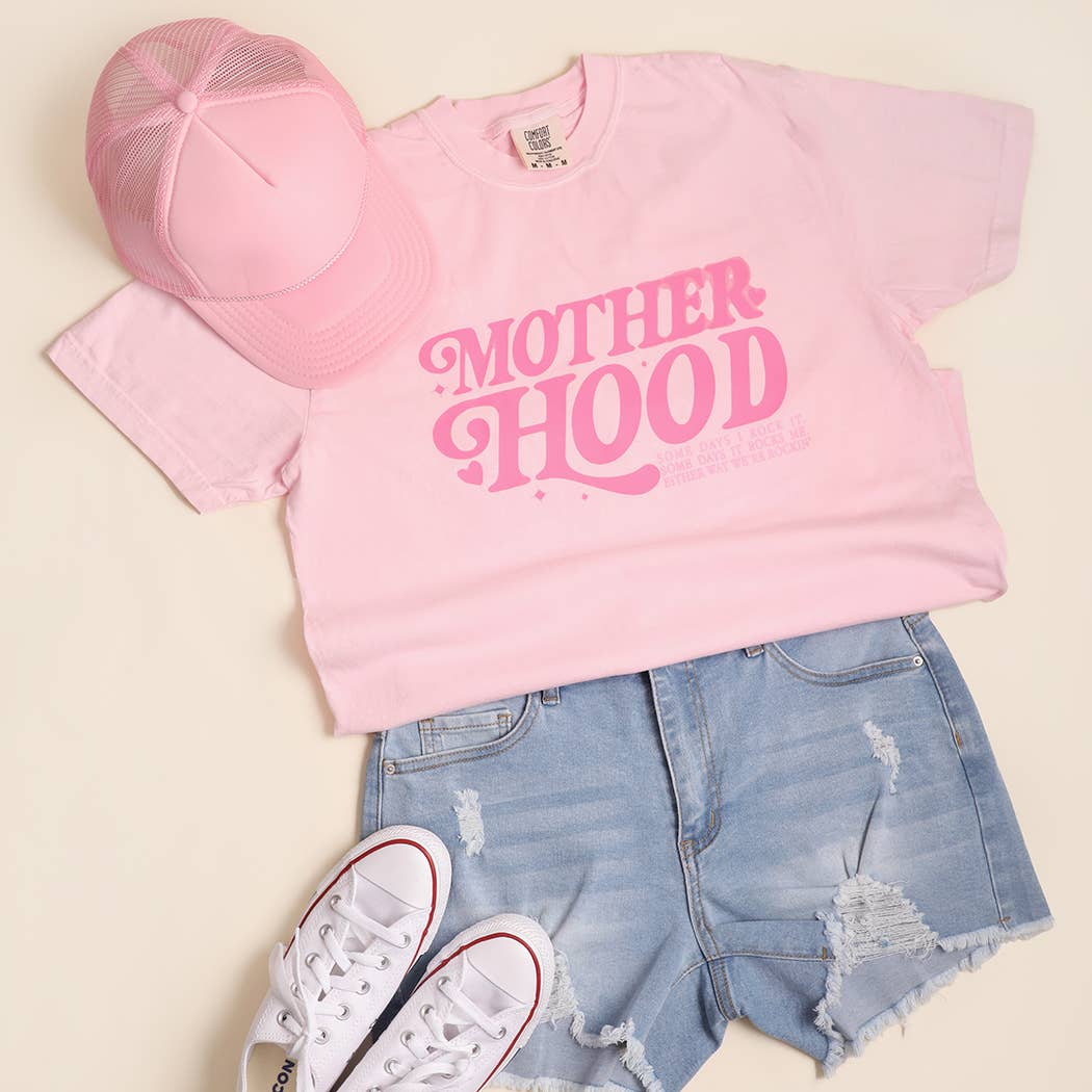 Motherhood Graphic Garment-Dyed Heavy Cotton T-Shirt